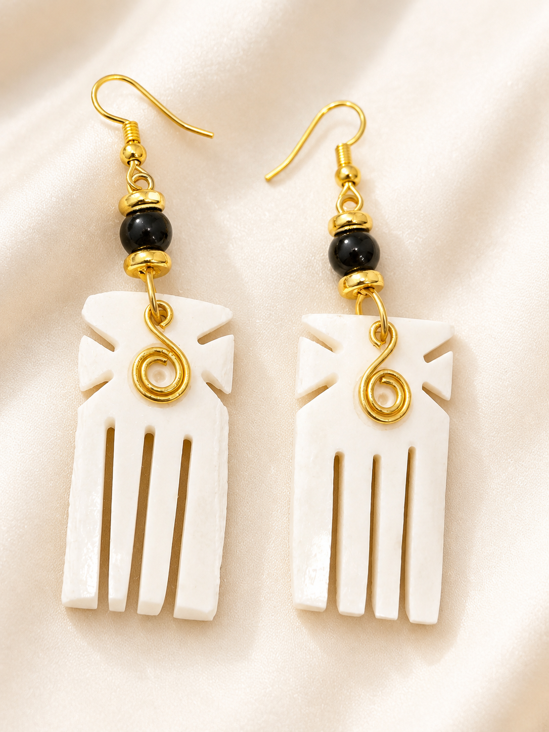 Afro Comb Earrings