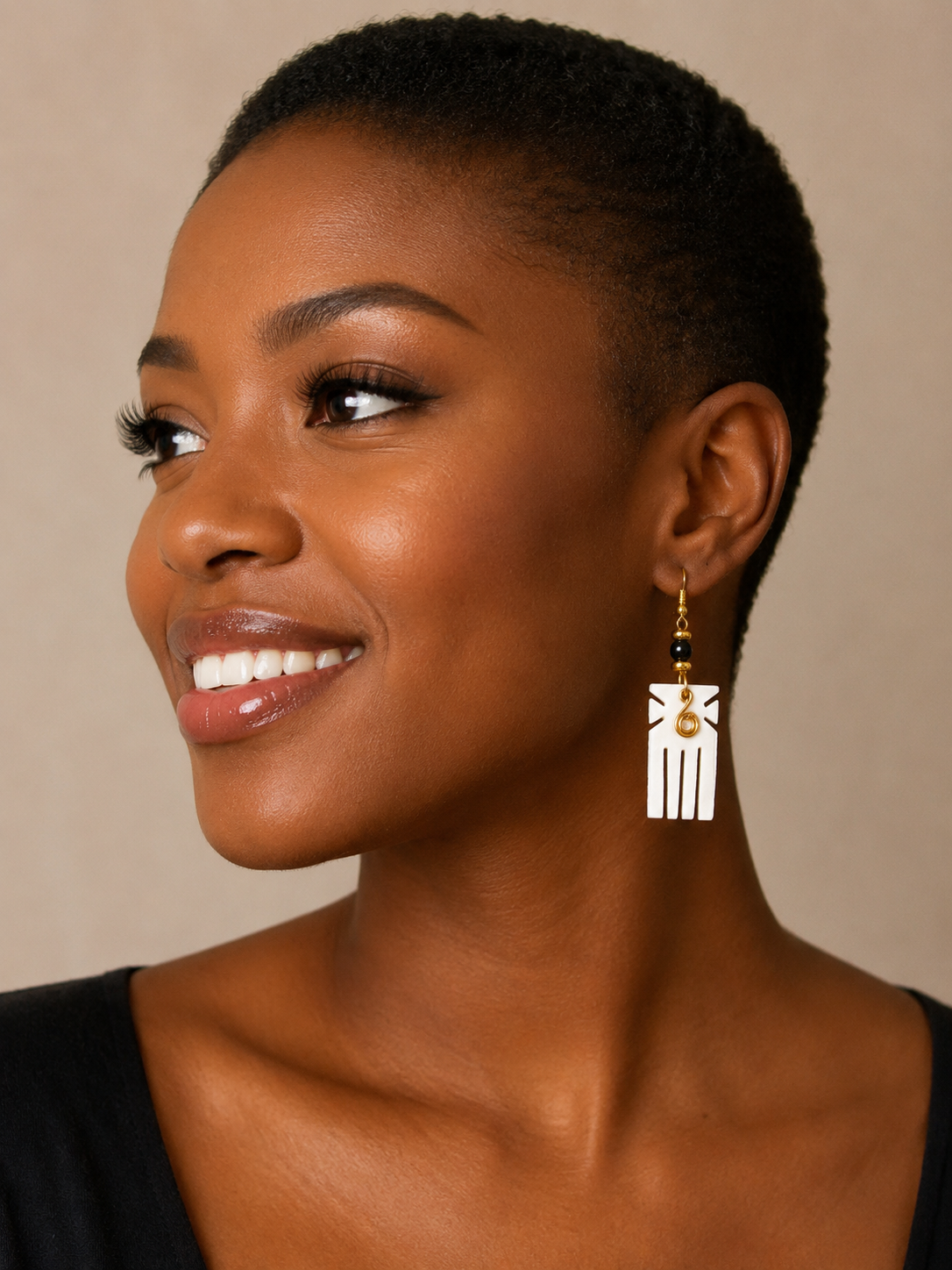 Afro Comb Earrings