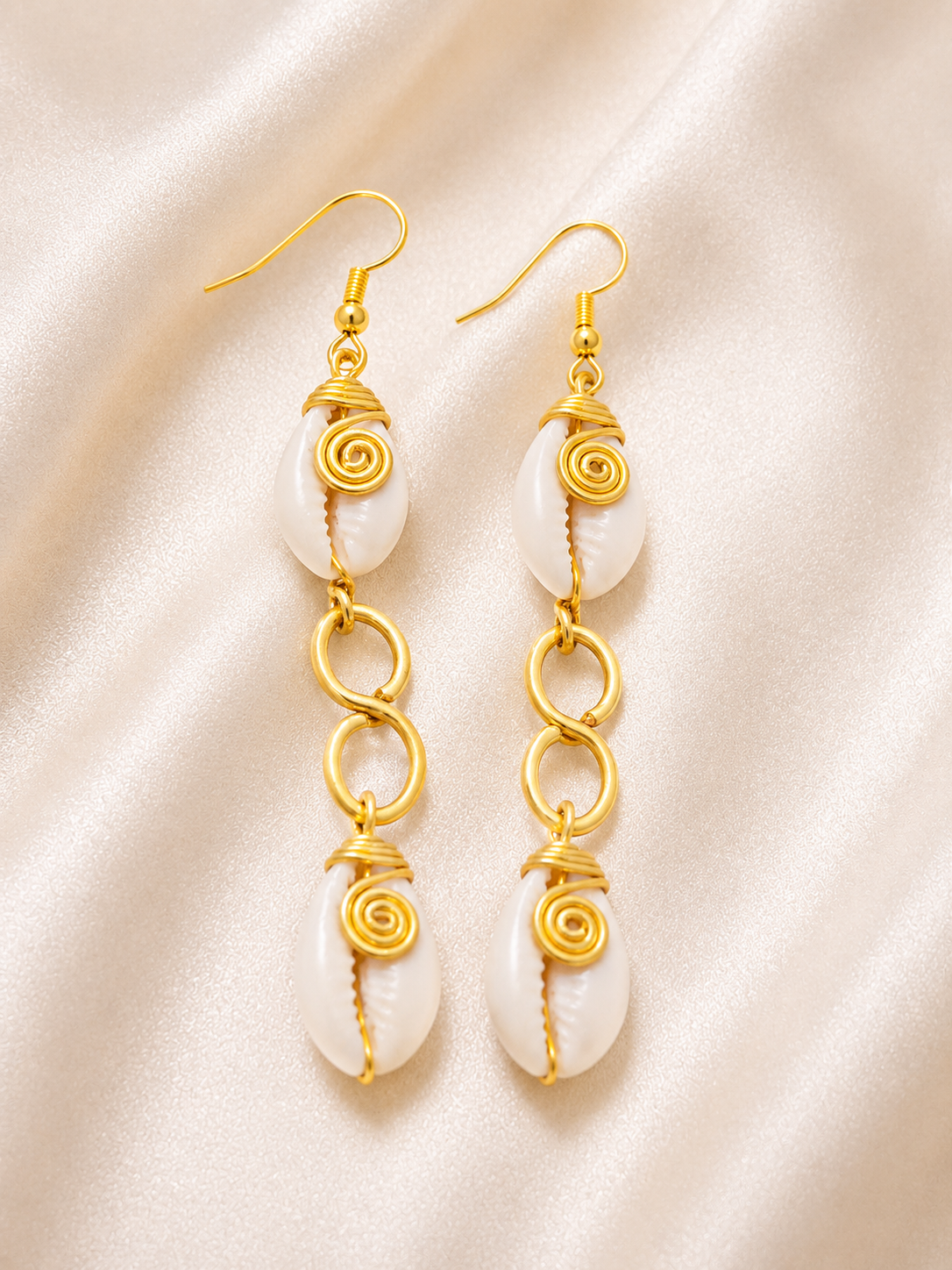 Drop Shell Earrings