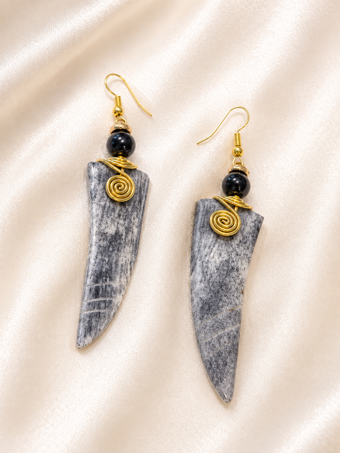 Grey Earrings
