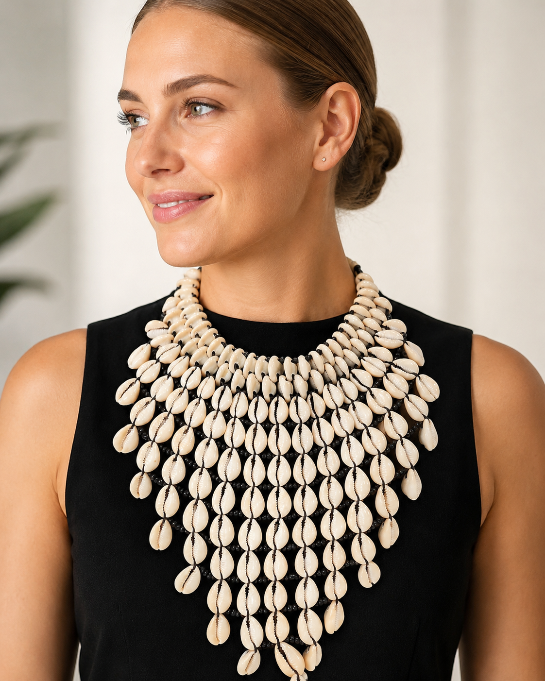 Shell Necklace and Bracelet